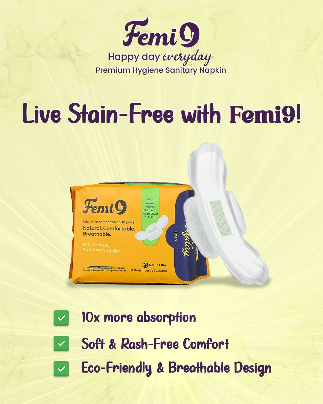 Femi9 Cotton Sanitary pads
