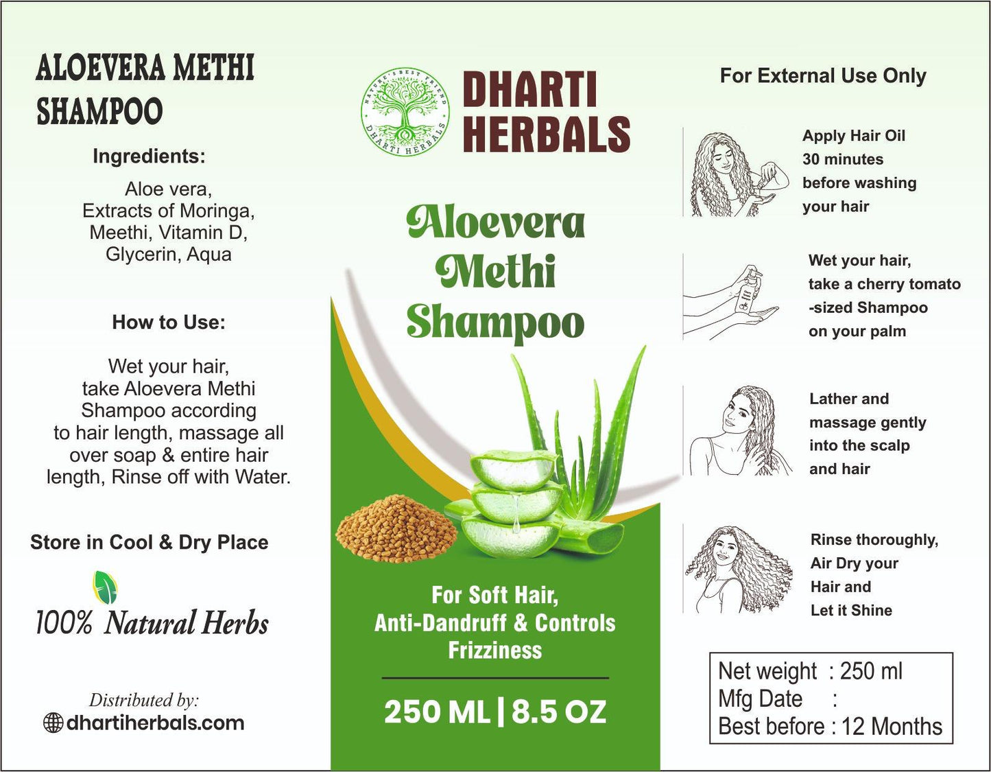 Aloevera Methi Shampoo