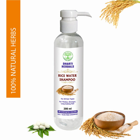 Rice water shampoo